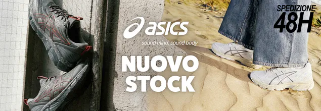 Banner promozionale con abbigliamento e scarpe sportive