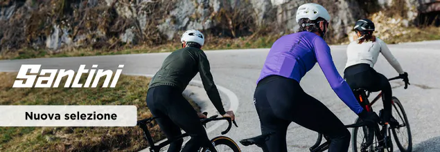 Banner con abbigliamento tecnico da ciclismo